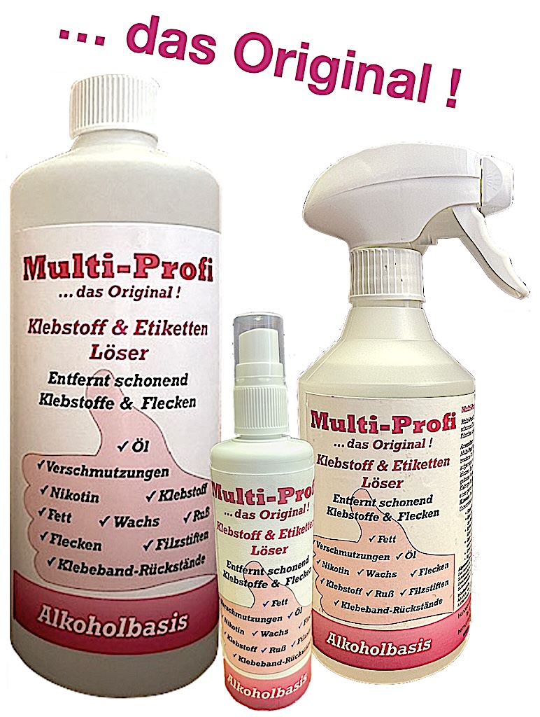 Multi-Profi Klebstoff & Etiketten Löser
